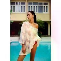 ราคา COD. เสื้อคลุมลายลูกไม้ zummerzalt เสื้อคลุมชุดว่ายน้ำผ้าถักลายลูกไม้ Seasonal trend (1733974436842997136)