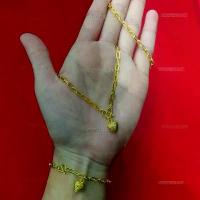 ราคา เงินที่ระลึกสำหรับนักท่องเที่ยว, เพื่อนสนิทรุ่นเดียวกัน เน็ตไอดอลตอกบัตร, สร้อยคอ ลายโซ่ฝรั่ง 2 สลึง 18 นิ้ว พร้อมจี้หัวใจ + สร้อยข้อมือลายโซ่ฝรั่งห้อยหัวใจ 1 จุด ，Seasonal trend (1734311329711293975)