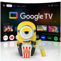 ราคา OBE โปรเจคเตอร์อัจฉริยะ Google TV ขนาดเล็ก พร้อมบลูทูธและไวไฟ ระบบโฟกัสอัตโนมัติ Keystone รองรับ Prime Video YouTube หน้าจอ 100 นิ้ว HDR 10+ ลิขสิทธิ์แท้จากมินเนี่ยน (1733854980956718779)