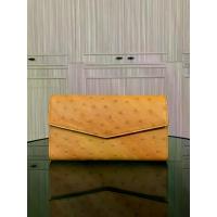 ราคา กระเป๋าสตางค์ Wallet on Strap หนังนกกระจอกเทศ แบรนด์ Elias & Eloise สี Congac (1734279003566737306)