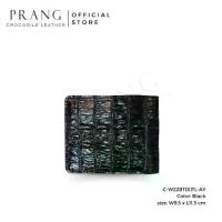 ราคา C-W22BT(S)TL-AY กระเป๋าสตางค์สั้น ผู้ชาย หนังจระเข้ Prang Crocodile Tail Leather Short Bi-fold Wallet Men Wallet (1732540594014749903)