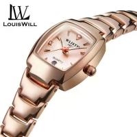 ราคา นาฬิกาแฟชั่นสตรี, LouisWill, การเคลื่อนไหวควอทซ์กีฬา, กันน้ำ 30M, นาฬิกาข้อมือสตรี, สไตล์ธุรกิจ, สายสแตนเลส, นาฬิกาลำลองหญิง, พร้อมน้ำยาล้างสายฟรี แม่เหล็ก ขายดี premium watch (1732651076160226309)