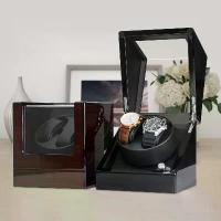 ราคา *พร้อมส่ง*LED กล่องใส่นาฬิกา กล่องนาฬิกา Watch Box กล่องหมุนนาฬิกา 2 เรือน Watch Winder W136D-RT ขายดี (1734279474009506952)