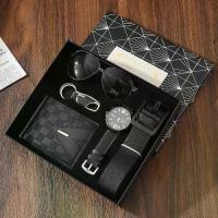 ราคา [COD] Gift Set Men's Business Gift Souvenir Sunglasses Belt Watch Valentine's Day Father's Day Benefits (1734089615424652371)