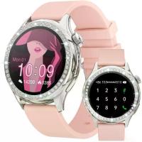 ราคา Voarch Bluetooth Call Smart Watch Women IP68 Waterproof Voice Assistant Sports Smartwatch Heart Rate Sleep Monitor Fitness Tracker (1734308692012139810)