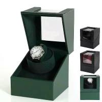 ราคา กล่องนาฬิกา กล่องกำมะหยี่ใส่เครื่องประดับ* Ready to ship * 1 watch winder box (classic PU leather) watch box, watch winder box, automatic watch winder box "กล่องไข่ กล่องหนัง (1733284784549889296)