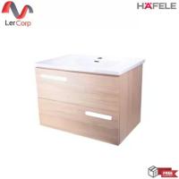 ราคา (Hafele) อ่างล้างหน้าพร้อมตู้เฟอร์นิเจอร์ มือจับสี White Matt (495.16.113) (1734319796462978268)