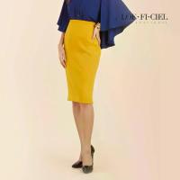 ราคา LOF-FI-CIEL Classic Pencil Skirt,Yellow กระโปรงทรงดินสอ คลาสสิกสไตล์ สีเหลือง FBT1DY (1733899150693860656)