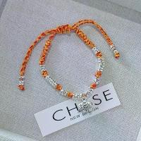 ราคา Little elephant bracelet, purple and yellow rope, hand-woven, simple, transshipment, national trend, Chinese style bracelet, elephant blessing, safety bracelet, good luck and wealth (17335985096098792