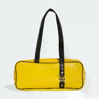 ราคา adidas Lifestyle AIRLINER ELONGATED Bag Women Yellow KE0687 (1733577689548752659)