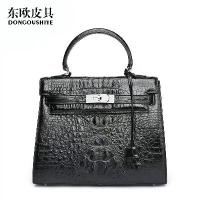 ราคา กระเป๋าผู้หญิงหนังจระเข้สยาม กระเป๋าแฟชั่น กระเป๋าถือสไตล์ยุโรปและอเมริกา กระเป๋า Kelly กระเป๋าสะพายข้าง กระเป๋าหนังแท้สำหรับผู้หญิง (1733802456536417361)