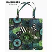 ราคา MARIMEKKO PIENI SIIRTOLAPUUTARHA BAG 44x43CM Totebag กระเป๋าผ้า กระเป๋าผ้าลายดอกไม้ กระเป๋าUnikko กระเป๋าผ้าสีเขียว กระเป๋าผ้าMarimekko กระเป๋าสะพายผญ (1734111775199233352)
