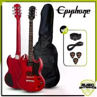 ราคา Epiphone รุ่น SG SPCIAL กีต้าร์ ไฟฟ้า ( Guitar ) ทรง SG 22 เฟรต Pickup Humbucker ฟรี ปิ๊ก กีตาร์ กระเป๋า (1729595603833161777)