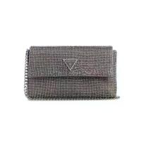 ราคา GUESS กระเป๋า ZALINA FLAP CLUTCH รุ่น RY935070 สีเงิน (1730829319223544582)