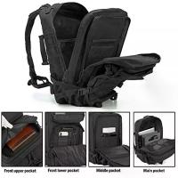 ราคา กระเป๋าเป้สะพายหลังทางยุทธวิธี 45 ลิตรสำหรับผู้ชาย กระเป๋าเป้ทหารสำหรับแล็ปท็อป กระเป๋าทหาร 3 วัน กระเป๋า Molle สำหรับการเดินทาง เดินป่า ตั้งแคมป์ 250304FBB (1733707504004072773)