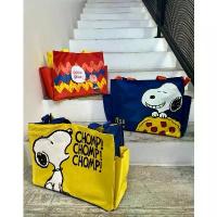 ราคา กระเป๋าTote Bag ลายการ์ตูน Snoopy ลิขสิทธิ์แท้ ผ้าไนลอนแข็งแรง ใบใหญ่จุของได้เยอะ มีสายยาวไว้สะพาย คําแนะนําการขายที่ร้อนแรงในเดือนนี้ (1733809377918485986)