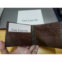 ราคา Guy Laroche กระเป๋าสตางค์ หนังแท้ พับสั้น มีลิ้นกลาง สีน้ำตาล (1734268094810129844)