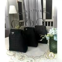 ราคา กระเป๋าผ้าไหมแท้ 7.2*5.5 นิ้ว สีดำ พร้อมส่ง กระเป๋าสตางค์ ใบเล็ก พิกัด สวยๆ (1733705042060281301)