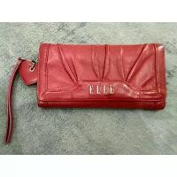 ราคา กระเป๋าสตางค์ Elle ของแท้จากช้อป สีแดง ใบยาว สปอตสินค้า (1734073750597633085)