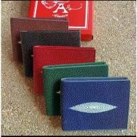 ราคา กระเป๋าสตางค์ หนังปลากระเบนแท้ 100 % กระเป๋าตัง กระเป๋าเงิน ทรงสั้น (1733765623756916292)