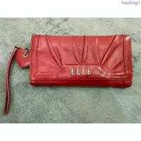 ราคา กระเป๋าสตางค์ Elle ของแท้จากช้อป สีแดง ใบยาว สินค้าขายดี (1733375308584486297)