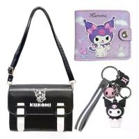 ราคา กระเป๋าสะพายไหล่อนิเมะน่ารัก 3 ชิ้น/เซ็ต Cinnamoroll กระเป๋าหนัง PU กระเป๋า My Melody Messenger พร้อมพวงกุญแจ กระเป๋าสตางค์ (1730218504715274640)