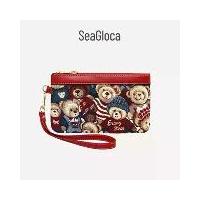 ราคา Seagloca กระเป๋าถือ กระเป๋าสตางค์ ปักลายหมีน้อย คุณภาพดี สําหรับใส่โทรศัพท์มือถือ NO.661 (1733789086356178014)
