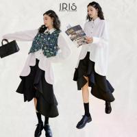 ราคา พร้อมส่งดำ สินสินค้าลิขสิทธิ์แท้ Iris Boutique IK001 Wave Skirt กระโปรง มินิมอล ใส่เที่ยว ใส่ทำงาน เนื้อผ้าดี ใส่สบาย (1733862923671537368)