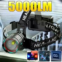 ราคา ไฟฉายหน้า LED ชาร์จได้ กำลังสูง ปี 2025 มี 3 โหมด สำหรับงาน แคมป์ปิ้ง กลางแจ้ง ล่าสัตว์ ตกปลา (1733770264139499505)