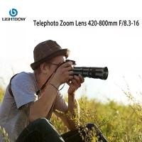 ราคา [เก็บเงินปลายทาง] เลนส์ซูมอัตโนมัติแบบเทเลโฟโต้ Lightdow 420 800 มม. f/8.3 ถึง f16 สำหรับกล้อง Canon EOS R1 80D T3 T4 T5i T6 Nikon Sony Olympus Pentax กล้อง DSLR (1733635434345563243)
