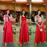 ราคา ชุดไปงานแต่ง Wine'Lada เดรสแขนกุด+ เสื้อคลุมหลีกึ่งเปิดอก ชุดใส่ตรุษจีน - กางเกง, Clothing, ผู้หญิง, สีแดง, Women (1734258635163404264)