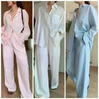 ราคา Goddessshop ชุดเซท เสื้อเชิ้ต+กางเกง ผ้าลินิน (1734035774121674600)