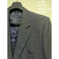 ราคา ชุดสูท สูทผู้ชาย (เสื้อ+กางเกง) สูทสากลมือสอง อก 39 (1733977442555954773)