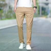 ราคา กางเกงลำลอง ผ้าฝ้ายแท้ ทรงตรง ทรงหลวม สำหรับผู้ชาย ฤดูใบไม้ผลิ ฤดูร้อน 2025 มาใหม่ น้ำหนักเบา ธุรกิจ อเนกประสงค์ ยืดได้ กางเกงขายาวบาง กางเกง ผ้า ฮานาโกะ ขากระบอก (1731772806009751113)