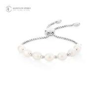 ราคา [COD] [tiktok]Maison de Jewels - Perles Signature Circle Slider Bracelet สร้อยข้อมือเงินแท้ สร้อยข้อมือมุก สร้อยข้อมือมุก มุกแท้ กำไล (1734175127018178464)