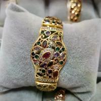 ราคา InspireJewelry,นพเก้า​กำไล​กึ่งสร้อยข้อมือ​ สวยงาม​ (1729566323953601157)