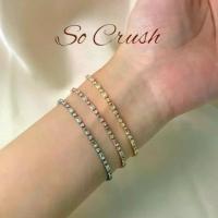 ราคา Socrush.bkk | CLARA TENNIS bracelet | SB-020 | กำไล สร้อยข้อมือ เพชร กำไลเพชร กำไลเทนนิส (1734247573803599862)