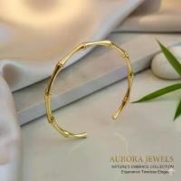 ราคา กำไล ปล้องไผ่ ทรงซี สีทอง ขนาดฟรีไซส์ แฟชั่นสายมู SW34215 (1732686753281508975)