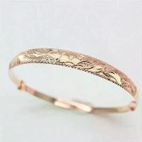 ราคา สร้อยข้อมือแบบกดดึง 585 สีม่วงและสีทอง สำหรับผู้หญิง ทันสมัย เหลี่ยมเพชรพลอย ลายประณีต ชุบด้วยทองคำสีกุหลาบ 14K กำไล เครื่องประดับเสน่ห์ (1731277068308350270)