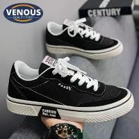 ราคา 【Venous】2025 New Original รองเท้าผ้าใบสีดำสำหรับผู้ชาย กีฬา รองเท้าแฟชั่นสำหรับผู้ชายเกาหลี รองเท้าแฟชั่นสำหรับผู้ชายเ (1731760048982493044)
