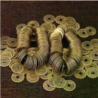 ราคา 150 ชิ้นจีนทองแดงเหรียญหัตถกรรมเงินอวยพรโบราณโบราณ I Ching Retro สะสม Curio ของที่ระลึก Feng Shui Lucky ของขวัญ (1734273771233904034)