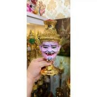 ราคา ❊เศียรครู ปู่ฤาษีนารายณ์ งานเรซิ่น ปิดทองเค พร้อมฐานปิดทอง งานสวย ของที่ระลึก ของตกแต่งบ้าน ของขวัญ khon mask♀ (1733678005086880985)