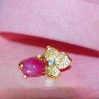 ราคา Rosen'marry/ แหวนพลอยทับทิมแท้ ตัวเรือนเงินแท้ 925 ชุบทอง พร้อมกล่อง RR119, พลอยแท้เสริมดวง , ของขวัญ , แหวนพลอยประจำวันเกิด, พลอยประจำเดือน (1729833380332014530)