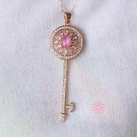ราคา Rosen'marry/สร้อยคอพร้อมจี้พลอยทับทิมแท้ ตัวเรือนเงินแท้925 จัดส่งพร้อมกล่อง RN099 พลอยแท้เสริมดวง ของขวัญ (1732319722296805314)