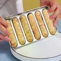 ราคา แม่พิมพ์ไส้กรอกเหล็กกล้าไร้สนิม 304 ไส้กรอกแฮมอเนกประสงค์ / แม่พิมพ์ไส้กรอกย่างสำหรับเด็ก ถาดอาหารเสริม เหมาะสำหรับไส้กรอกและแฮมที่ทำเอง รวมถึงการนึ่งและถาดอบ ตะแกรง นึ่ง พับ (1733272895521391922)
