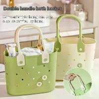 ราคา ตะกร้าแบบพกพา, สำหรับห้องน้ำในหอพัก, ตะกร้าใส่ฝักบัว, ตะกร้าใส่ห้องน้ำพลาสติก, ตะกร้าอาบน้ำ, เหมาะสำหรับอาบน้ำ, ซักผ้า, และอาบน้ำ, ของใช้ในครัวเรือน ตะกร้า ใส่ ผ้า 3 ชั้น ตะก (1731673013737981619)