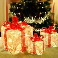 ราคา กล่องของขวัญตกแต่งไฟคริสต์มาส ชุด 3 ชิ้น โปร่งใส ต้น คริสต์มาส มินิมอล กระทงใบ ขนุน ต้น คริสต์มาส พุ่ม หนา (1732927923363219150)