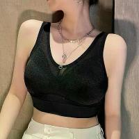 ราคา LARSEN พลัสไซส์ อ้วน MM ความงาม กลับ เสื้อกั๊ก บรา แบบบูรณาการ พลัสไซส์ 100 กก. รวบรวม หน้าอกใหญ่ ทำให้หน้าอกเล็ก บราป้องกันการหย่อนคล้อย ไม่มีห่วงเหล็ก ตกแต่ง Rhinestone (1732447738351289415)