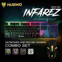 ราคา Nubwo รุ่น NKM-300 / NKM-623 Infarez Keyboard Mouse Combo set คีย์บอร์ด + เมาส์ คีย์บอร์ดมีไฟ เมาส์มีไฟ เกม สปอตสินค้า (1733455129124439242)