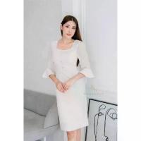 ราคา KANYANUT ชุดเดรสทำงาน ชุดเดรสออกงาน งานแต่ง งานป้าย KN026 (1734037653080671652)